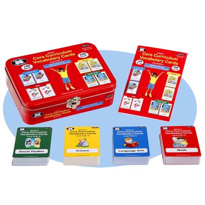 Super Duper® Webber® Level PreK–K Core Curriculum Vocabulary Cards