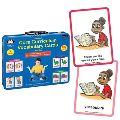 Super Duper Webber Level One Core Curriculum Vocabulary Cards