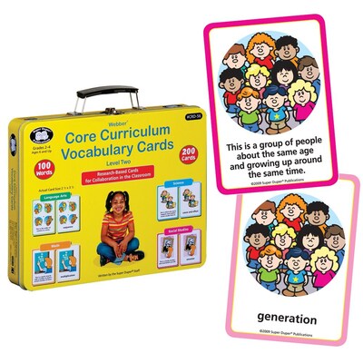 Super Duper® Webber® Level Two Core Curriculum Vocabulary Cards