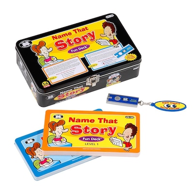 Super Duper® Name That Story Super Fun Deck® Cards With Secret Decoder