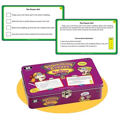 Super Duper® Sequencing Events in Stories Fun Deck® Cards