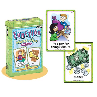 Super Duper® Function Match-Ups Fun Deck® Cards