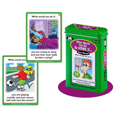 Super Duper® What Would You Do At Home If … Fun Deck Cards
