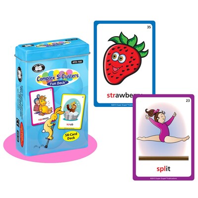 Super Duper® Complex S Clusters Fun Deck Cards