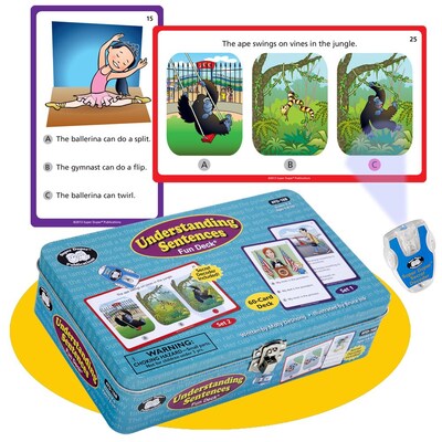 Super Duper® Understanding Sentences Fun Deck® Cards