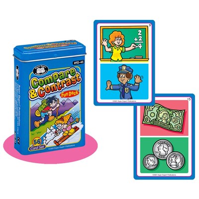 Super Duper® Compare and Contrast Fun Deck® Cards