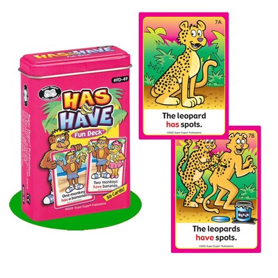 Super Duper® Has & Have Fun Deck® Cards