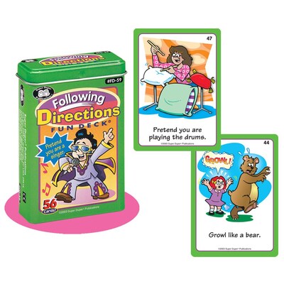 Super Duper® Following Directions Fun Deck Cards