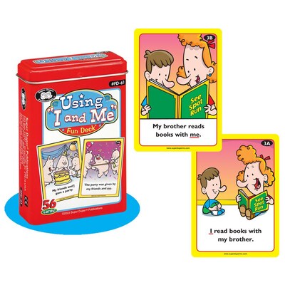 Super Duper® Using I and Me Fun Deck Cards