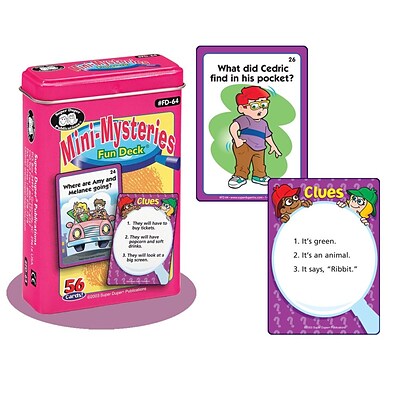 Super Duper® Mini-Mysteries Fun Deck Cards