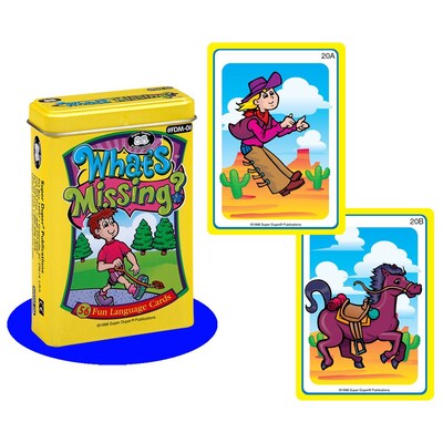 Super Duper® Whats Missing? Fun Deck® Cards