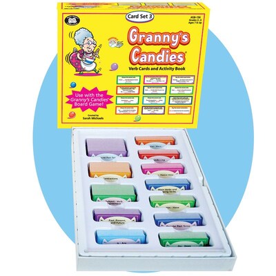 Super Duper® Grannys Candies® Set 3 Verb Card Game