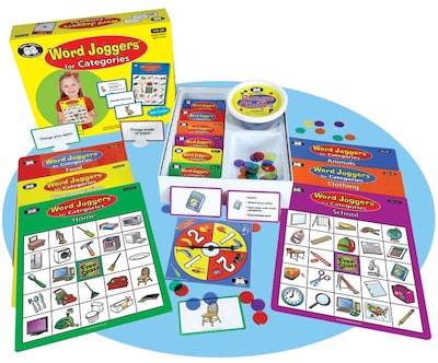 Super Duper® Word Joggers® for Categories Fun Bingo Game