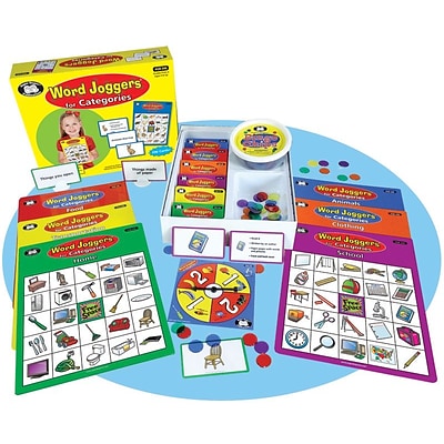Super Duper® Word Joggers® for Categories Fun Bingo Game