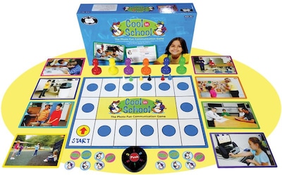 Super Duper® Cool in School™ Photo Fun Communication Game Board
