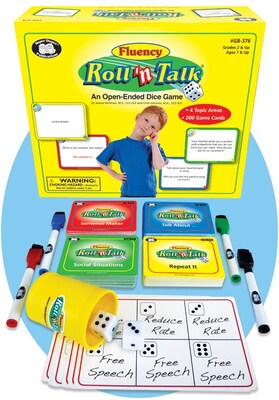 Super Duper® Fluency Roll n Talk® Open-Ended Dice Game