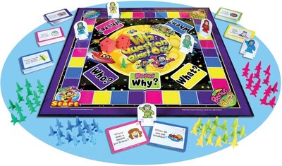 Super Duper® Wh Question Blast-Off Game Board