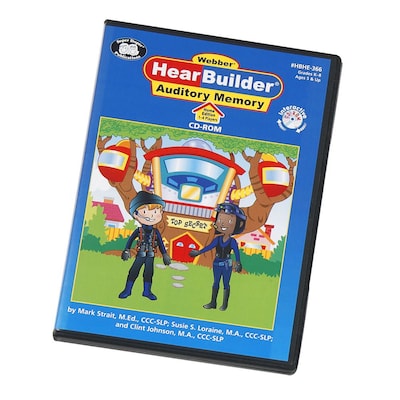 Super Duper® Webber® HearBuilder® Auditory Memory Software Program HOME CD