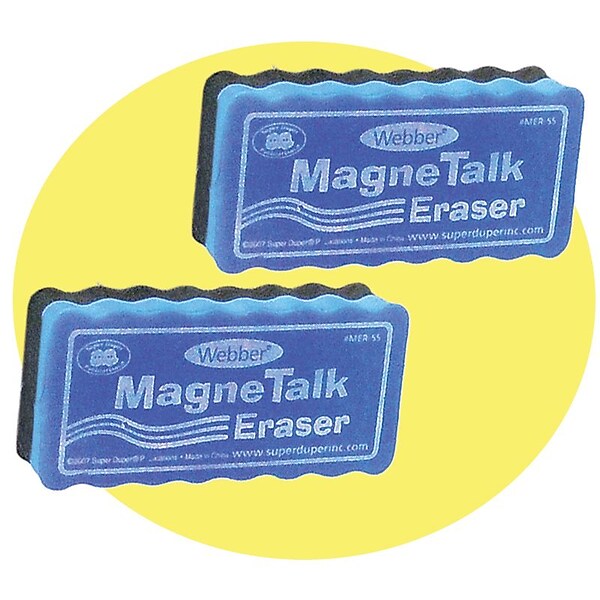 Super Duper® Webber® MagneTalk™ Erasers, 2 Pack, 2/Pk