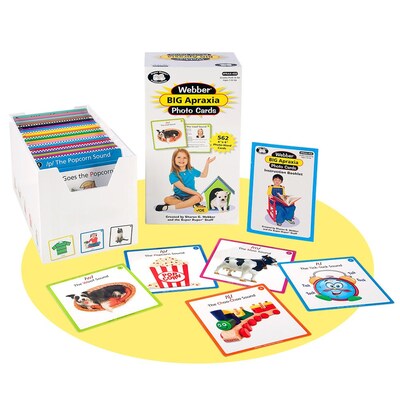 Super Duper® Webber® BIG Apraxia Photo Deck Cards