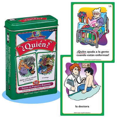 Super Duper Spanish Quien Cards