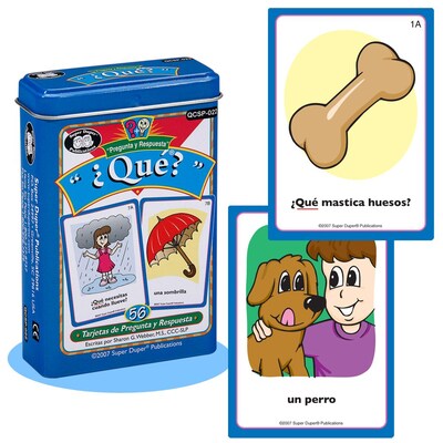 Super Duper Spanish Que Cards