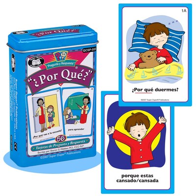 Super Duper Spanish Porque Cards