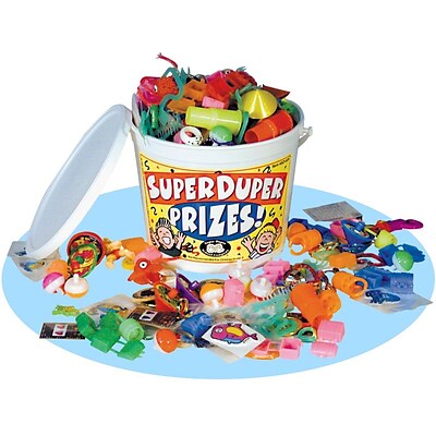 Super Duper® Prize Bucket of Motivational Toys & Prizes, 150 Pieces per Bucket
