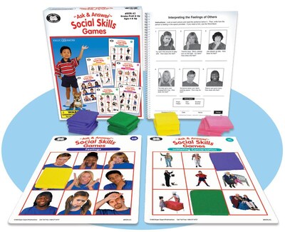 Super Duper Ask & Answer Social Skills Game Board (SOS62)