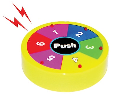 Super Duper Electronic Spinner 1-6 Game Counter with Sound and Light, All Grades (SPIN267)