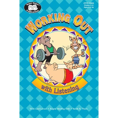 Super Duper® Working Out With Listening Skill Book, Grades PreK-6