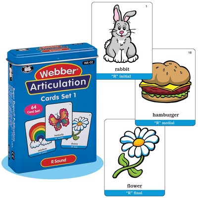 Super Duper® Webber® Articulation R Deck Cards