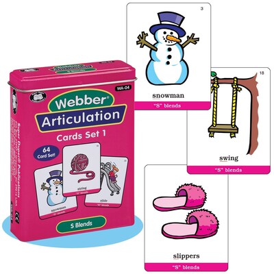 Super Duper Webber Articulation S Blends Deck Cards