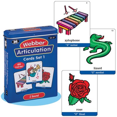 Super Duper® Webber® Articulation Z Deck Cards