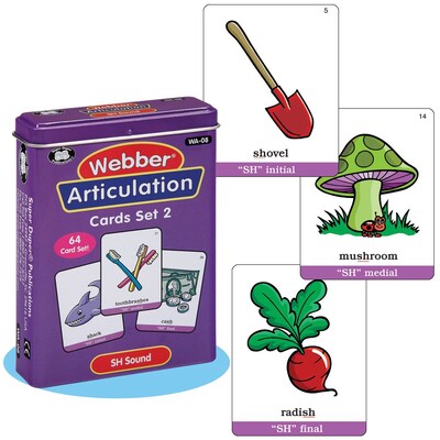 Super Duper® Webber® Articulation SH Deck Cards