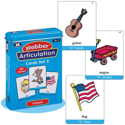 Super Duper® Webber® Articulation G Deck Cards