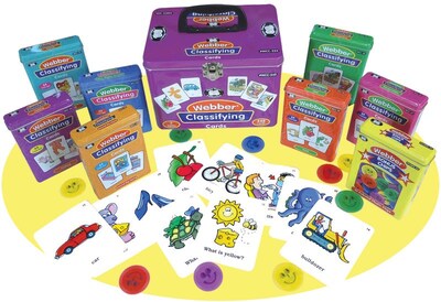 Super Duper Webber 7-Deck Set Classifying Cards, 7/Set (WCC333)