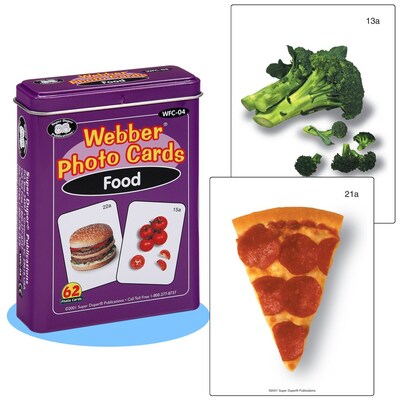 Super Duper Webber Food Photo Deck Cards