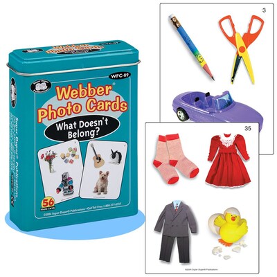 Super Duper® Webber® What Doesnt Belong? Photo Deck Cards