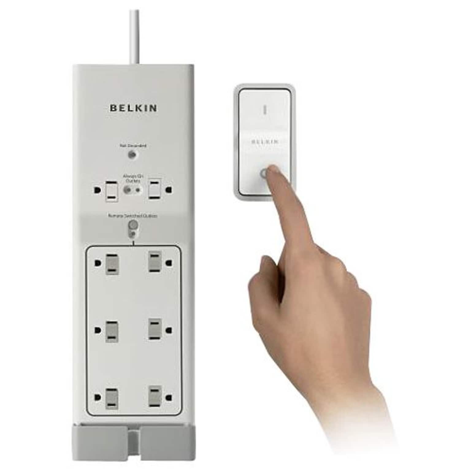 Belkin® 8-Outlet 1000 Joule Conserve Switch Surge Protector With 4 Cord