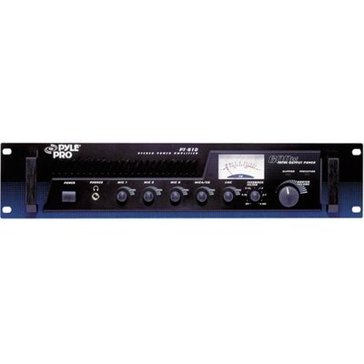Pyle® Pro PT610 19 Rackmount 100 W Power Amplifier/Mixer