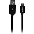 Startech® 1 Short Apple® 8-Pin Lightning Connector to USB Cable For iPhone/iPod/iPad; Black