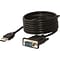 Sabrent® 6 USB 2.0 to 9-pin DB-9 RS-232 Serial Adapter Cable; Black