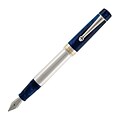 Delta® Vintage Touch Stylus Doue Fine Nib Fountain Pen, Blue