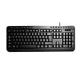 Adesso Multimedia Desktop Wired Keyboard, Black (AKB-132UB)