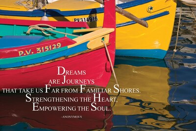 Barker Creek 19 x 13 3/8 Poster, Dreams are Journeys (BC1823)