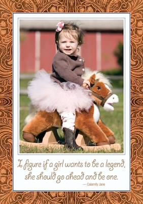 Barker Creek 19 x 13 3/8 Poster, Calamity Jane