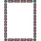 Barker Creek 11" x 8 1/2" Computer Paper, Stained Glass, 50/pk