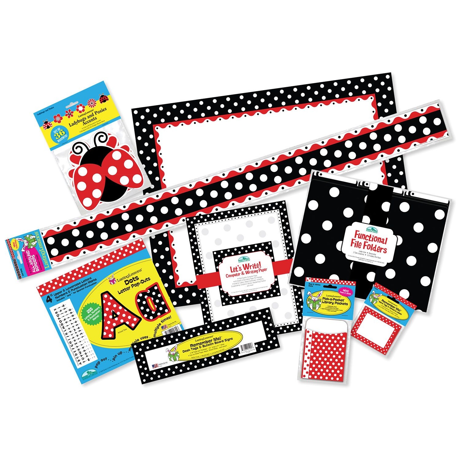 Baker Creek Designer Classroom Set,  Just Dotty, 477/Pk