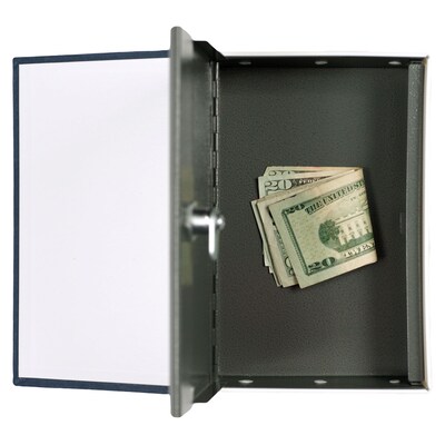 Dictionary Diversion Book Safe With Key Lock, Black